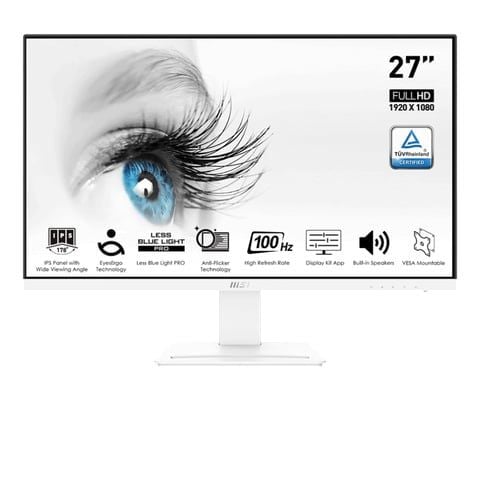  Màn hình Văn phòng MSI MP273AW | 27 inch, FHD, 100Hz, IPS 