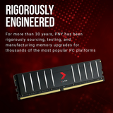  RAM PC PNY XLR8 Low Profile 16GB DDR4 | (1x16GB), 3200MHz, CL16 (MD16GD4320016LP) 