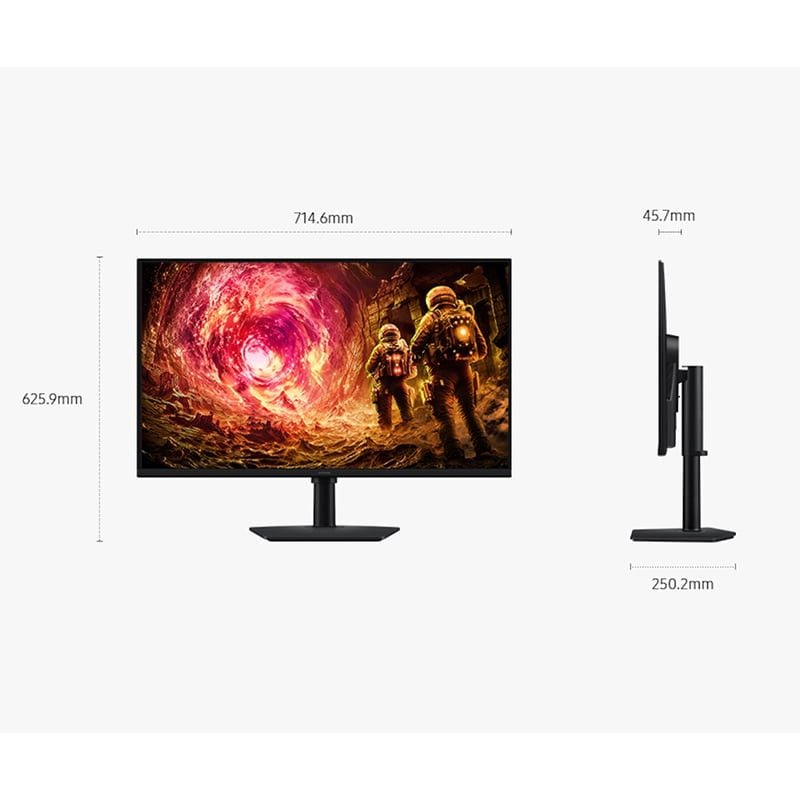  Màn hình Gaming Samsung Odyssey G5 G50F LS32FG502EEXXV | 32 inch, QHD, IPS, 180Hz, 1ms 