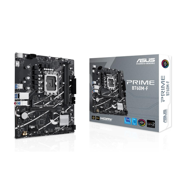  Mainboard ASUS Prime B760M-F DDR5 | LGA 1700, mATX, 2 khe RAM 
