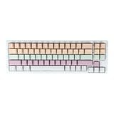  Bàn phím cơ gaming XinMeng M71RGB | 3 Mode, TKL, Linear Switch, RGB, White, Vỏ nhôm, Hot swap 