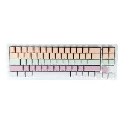  Bàn phím cơ gaming XinMeng M71RGB | 3 Mode, TKL, Linear Switch, RGB, White, Vỏ nhôm, Hot swap 