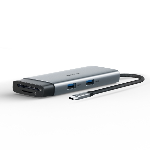  Hub USB Type-C 7 cổng (7 in 1) TP-Link (UH7020C) | 1× HDMI 4K 60Hz, 1× PD 100W, 1× SD + 1× microSD (TF) 200MBps, 2× USB-A 3.0, 1× USB-C 3.0 