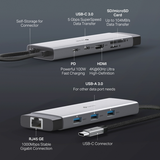  Hub USB Type-C 9 cổng (9 in 1) TP-Link (UH9120C) | 1× HDMI 4K 60Hz, 1× PD 100W, 1× RJ45 1000Mbps, 1× SD + 1× TF (104MBps), 3× USB-A 3.0, 1× USB-C 3.0 