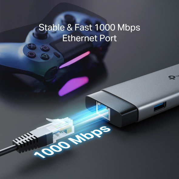  Hub USB Type-C 9 cổng (9 in 1) TP-Link (UH9120C) | 1× HDMI 4K 60Hz, 1× PD 100W, 1× RJ45 1000Mbps, 1× SD + 1× TF (104MBps), 3× USB-A 3.0, 1× USB-C 3.0 