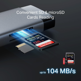  Hub USB Type-C 9 cổng (9 in 1) TP-Link (UH9120C) | 1× HDMI 4K 60Hz, 1× PD 100W, 1× RJ45 1000Mbps, 1× SD + 1× TF (104MBps), 3× USB-A 3.0, 1× USB-C 3.0 