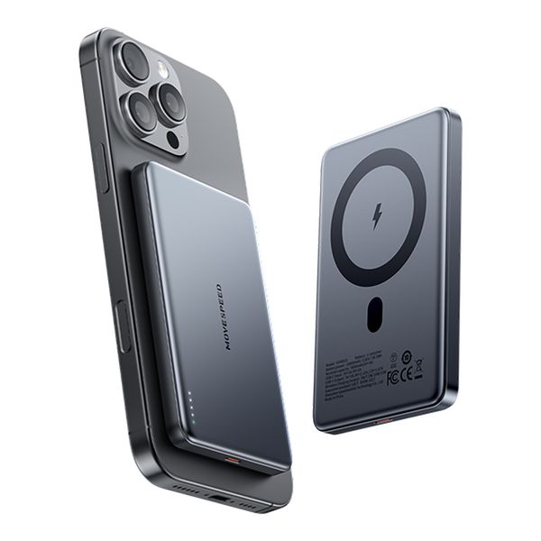  Sạc dự phòng từ tính Movespeed W10 | 10000mAh, 20W, Đen 