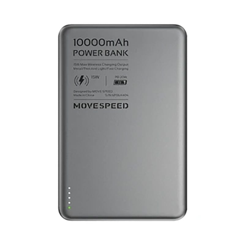  Sạc dự phòng từ tính Movespeed W10 | 10000mAh, 20W, Đen 