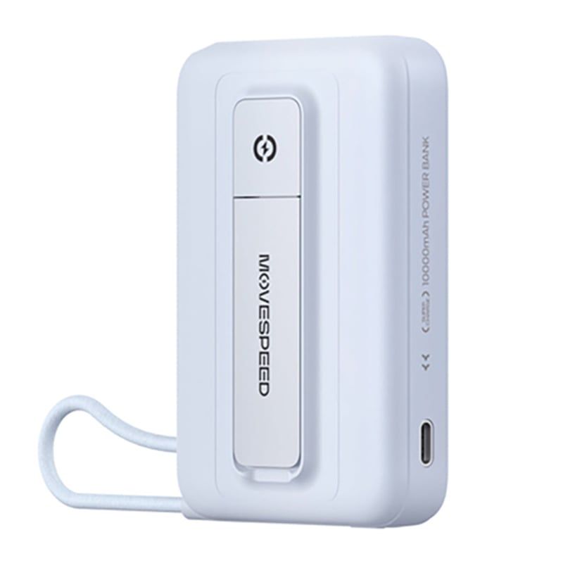  Sạc dự phòng từ tính Movespeed MSP16 22.5W | 10000mAh, Đế dựng, Tích hợp Type C, Blue 