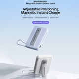  Sạc dự phòng từ tính Movespeed MSP16 22.5W | 10000mAh, Đế dựng, Tích hợp Type C, Blue 
