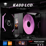  Tản nhiệt khí Leopard K400 LCD (Support 2011) | Màn hình LCD, LGA 2011/1700/1200, Đen 