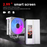  Tản nhiệt khí Leopard K400 LCD (Support 2011) | Màn hình LCD, LGA 2011/1700/1200, Trắng 