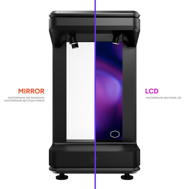  Thùng máy Cooler Master MasterFrame 360 Stage LCD (MF360-KHNN-S02) | Mid Tower, ATX, Kính cường lực 