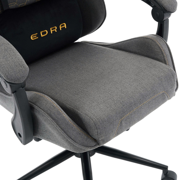 Ghế Gaming E-Dra EGC236 Fabric | Chân xoay, Màu xám 