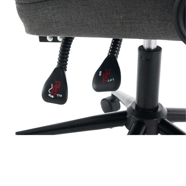  Ghế Gaming E-Dra EGC236 Fabric | Chân xoay, Màu xám 