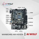  Mainboard AIWOLF AW-H510D4 (PN 966868510) | LGA 1200, mATX, 2 khe RAM 