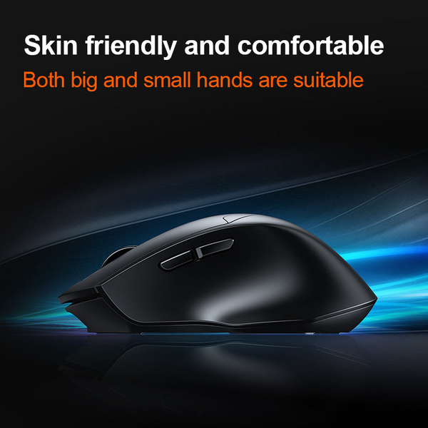  Chuột văn phòng INPHIC DR01 Chính Hãng | Wireless, Bluetooth, 1600 DPI, 83g, Đen 