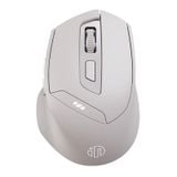  Chuột văn phòng INPHIC DR6 Chính Hãng | Wireless, Bluetooth, 2400 DPI, 84g, Trắng Xám 