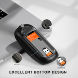  Chuột văn phòng INPHIC M1P | Wireless, 1600 DPI, 73g, Đen 