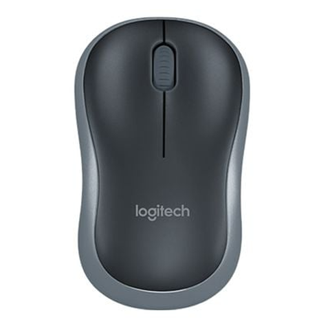 Chuột văn phòng Logitech M185 Optical | Wireless 2.4Ghz, 1000 DPI, 75g, Xám