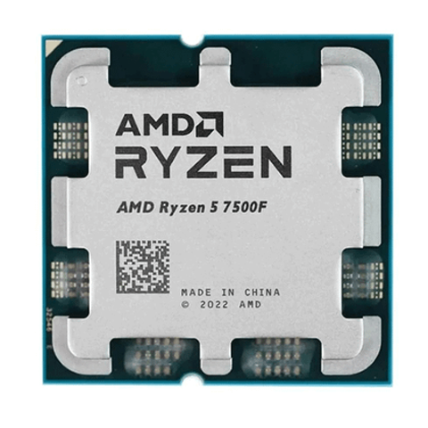 CPU AMD Ryzen 5 7500F Tray - Nobox | AM5, 6 nhân/12 luồng, Max 5.0 GHz