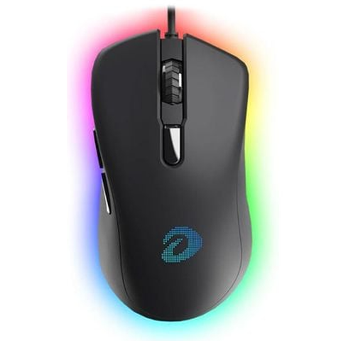 Chuột gaming DareU EM908 | Có dây, 6400 DPI, 100g, RGB, Đen