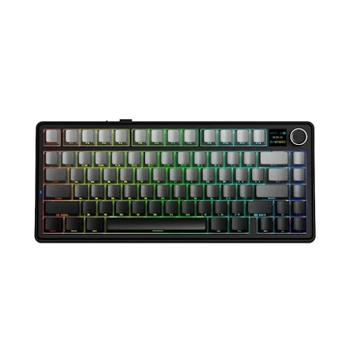  Bàn phím cơ gaming AULA F75 Max Xám Đen Gradient | 3 Mode, Reaper Switch, RGB (NK) 