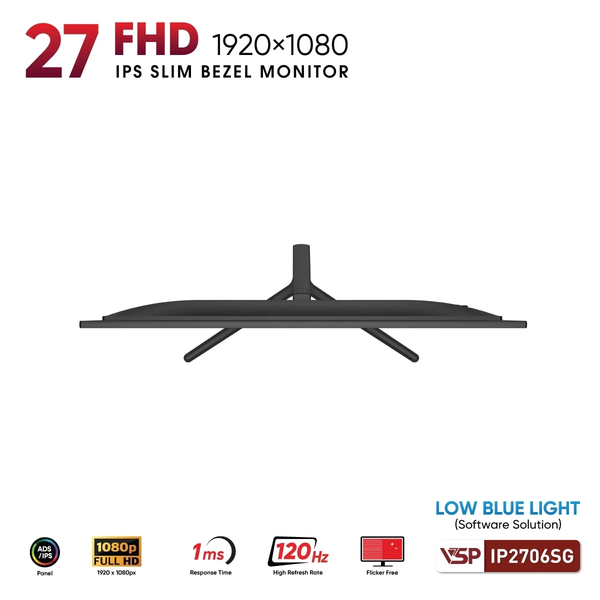  Màn hình văn phòng VSP IP2706SG | 27 inch, FHD, IPS, 120Hz 