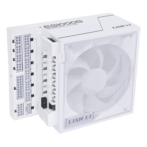  Nguồn máy tính Lian Li EDGE 1000W 80 Plus Gold (Kèm HUB) PSULLEG1000G.WH00.EU | Full Modular, ATX, Trắng 