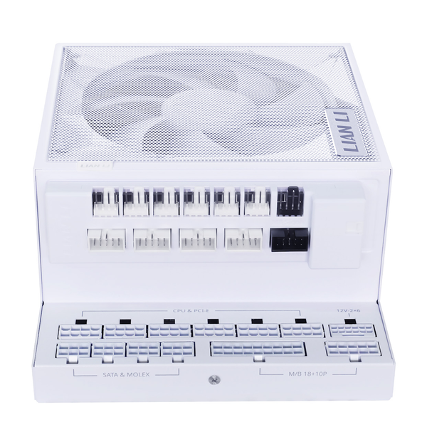 Nguồn máy tính Lian Li EDGE 1000W 80 Plus Gold (Kèm HUB) PSULLEG1000G.WH00.EU | Full Modular, ATX, Trắng 
