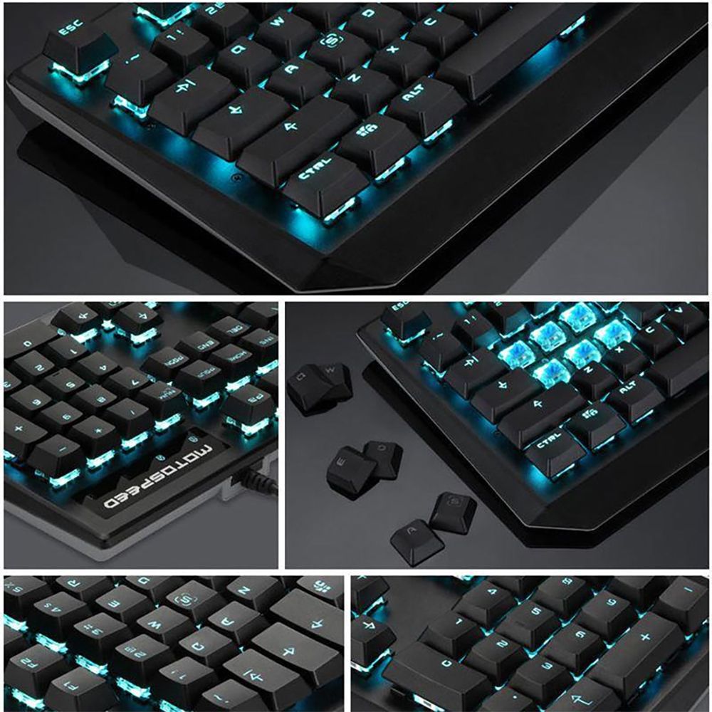 Bàn phím cơ gaming Motospeed CK95 | Có dây, 104 phím, LED, Brown Switch, Đen