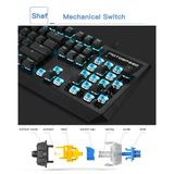  Bàn phím cơ gaming Motospeed CK95 | Có dây, 104 phím, LED, Brown Switch, Đen 