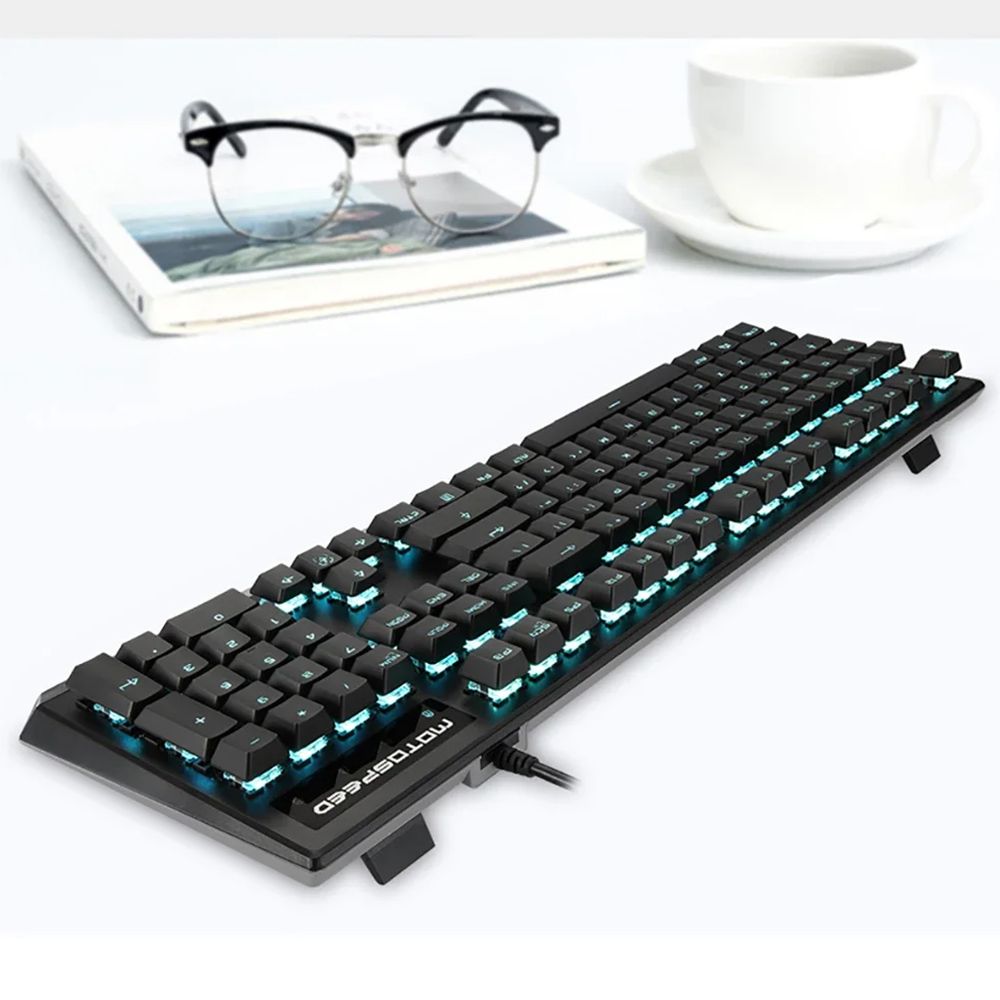 Bàn phím cơ gaming Motospeed CK95 | Có dây, 104 phím, LED, Brown Switch, Đen