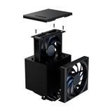  Tản nhiệt khí ID-COOLING FROZN A620 SLK | Dual Tower, Không LED, Đen 