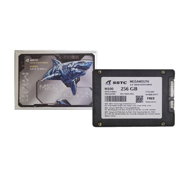  Ổ cứng SSD SSTC M100 256GB | SATA III, 2.5" 