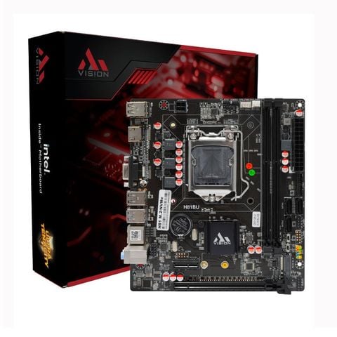 Mainboard (Intel) AiVision H81 M.2/NVMe (SN H81M2001121Z122501246) | LGA 1155, ITX, 2 khe DDR3