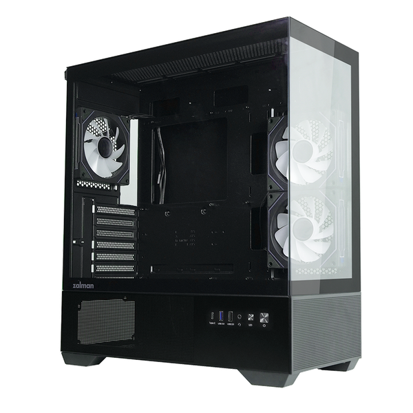  Thùng máy Zalman Chronix V2 (Kèm sẵn 3 Fan) | ATX, Đen 
