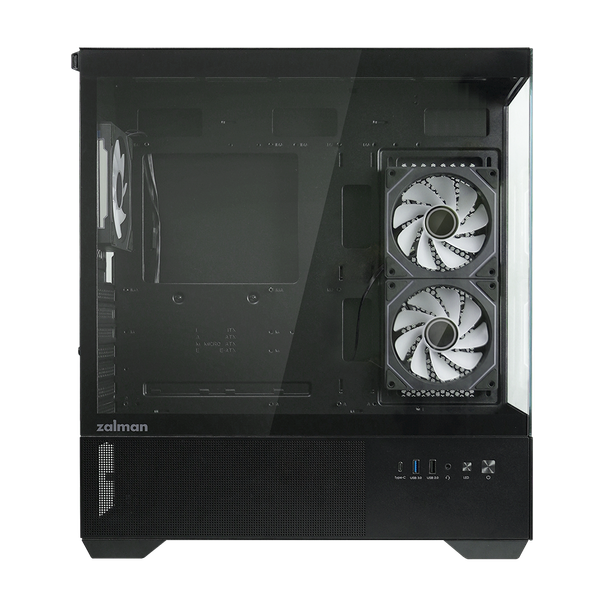  Thùng máy Zalman Chronix V2 (Kèm sẵn 3 Fan) | ATX, Đen 