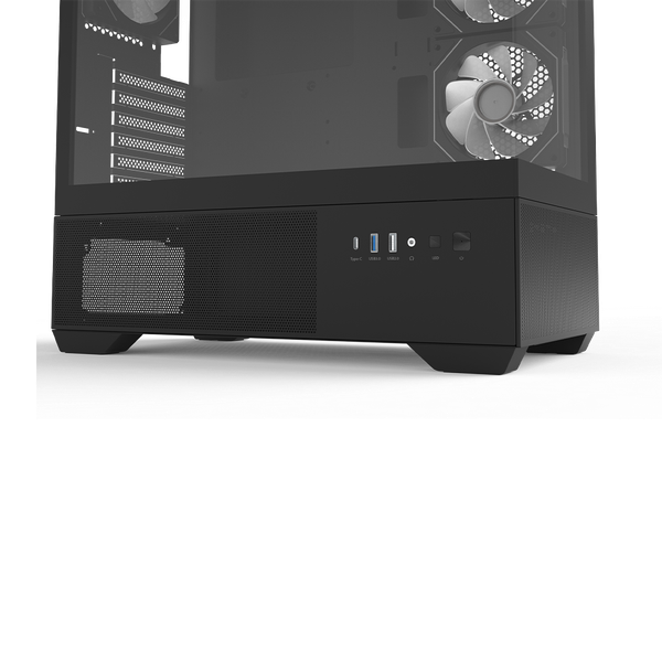  Thùng máy Zalman Chronix V2 (Kèm sẵn 3 Fan) | ATX, Đen 