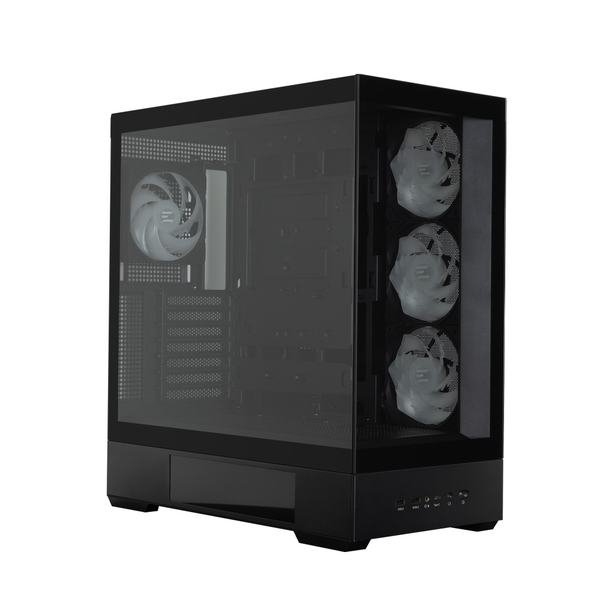  Thùng máy Zalman P40 DS (Kèm sẵn 4 Fan) | ATX, Đen 