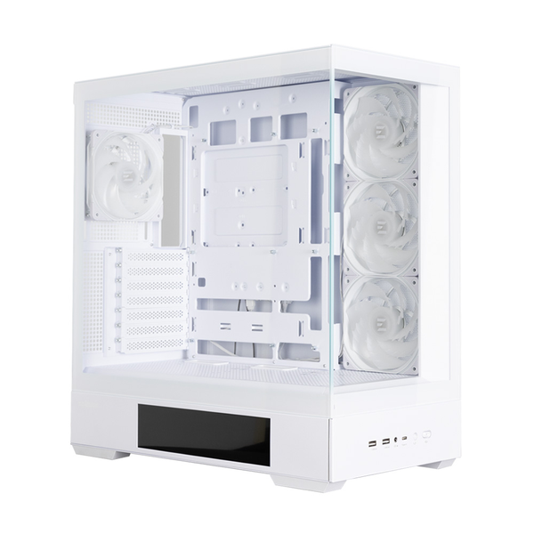  Thùng máy Zalman P40 DS (Kèm sẵn 4 Fan) | ATX, Trắng 