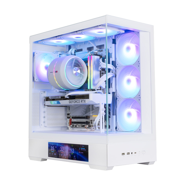  Thùng máy Zalman P40 DS (Kèm sẵn 4 Fan) | ATX, Trắng 
