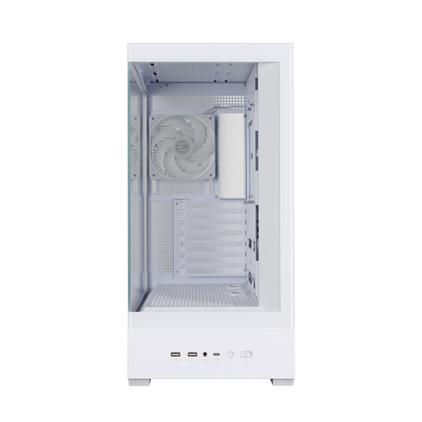  Thùng máy Zalman P40 DS (Kèm sẵn 4 Fan) | ATX, Trắng 