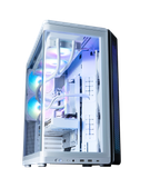  Thùng máy hồ cá Zalman P60 Kính cong Nguyên Khối (Kèm sẵn 5 Fan) | ATX, Trắng 