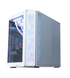  Thùng máy hồ cá Zalman P60 Kính cong Nguyên Khối (Kèm sẵn 5 Fan) | ATX, Trắng 