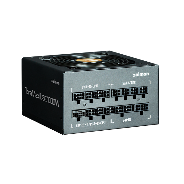  Nguồn máy tính Zalman TERAMAX II SE 1000W (ZM1000-TMX2SE) | ATX 3.1, PCIe 5.1, 80 Plus Gold, Đen 