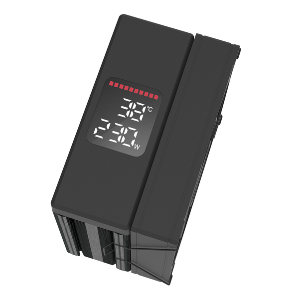  Tản nhiệt khí Zalman CNPS9X Eco DS Digital | 4 ống đồng, TDP 190W, Màn hình Digital, Đen 