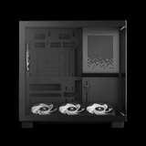  Thùng máy Gamdias Atlas M4 (Kèm sẵn 4 Fan ARGB) | F-ATX, Mid Tower, Kính cường lực, Đen 