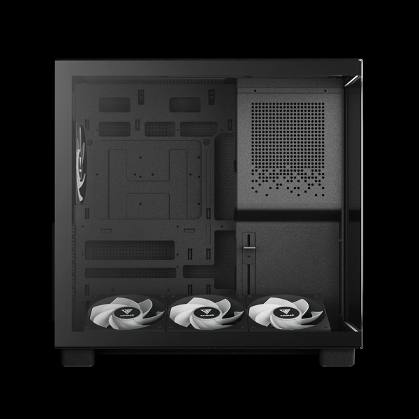  Thùng máy Gamdias Atlas M4 (Kèm sẵn 4 Fan ARGB) | F-ATX, Mid Tower, Kính cường lực, Đen 