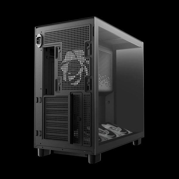  Thùng máy Gamdias Atlas M4 (Kèm sẵn 4 Fan ARGB) | F-ATX, Mid Tower, Kính cường lực, Đen 